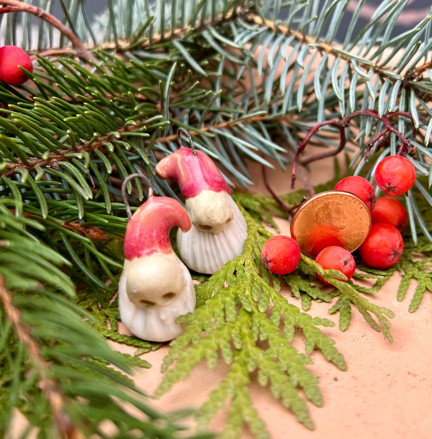Tiny Gnome Ornaments
