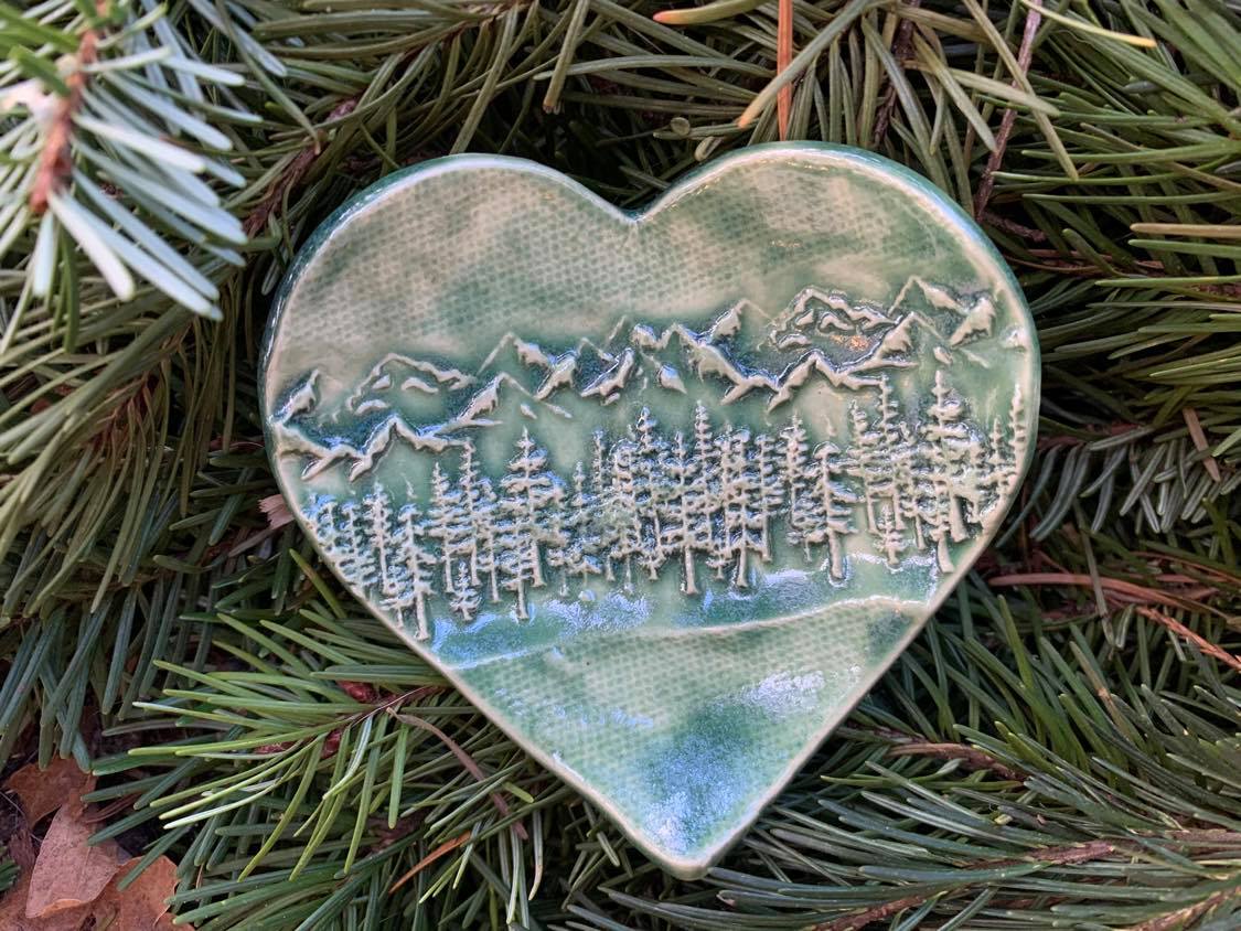 Mountains & Trees Little & Fierce Trinket Dish