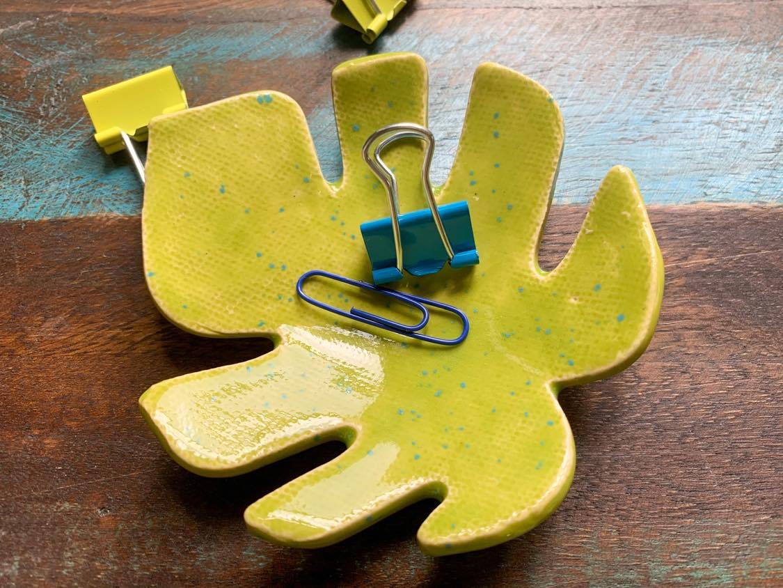 Grow Through What You Go Through Monstera Trinket Dish