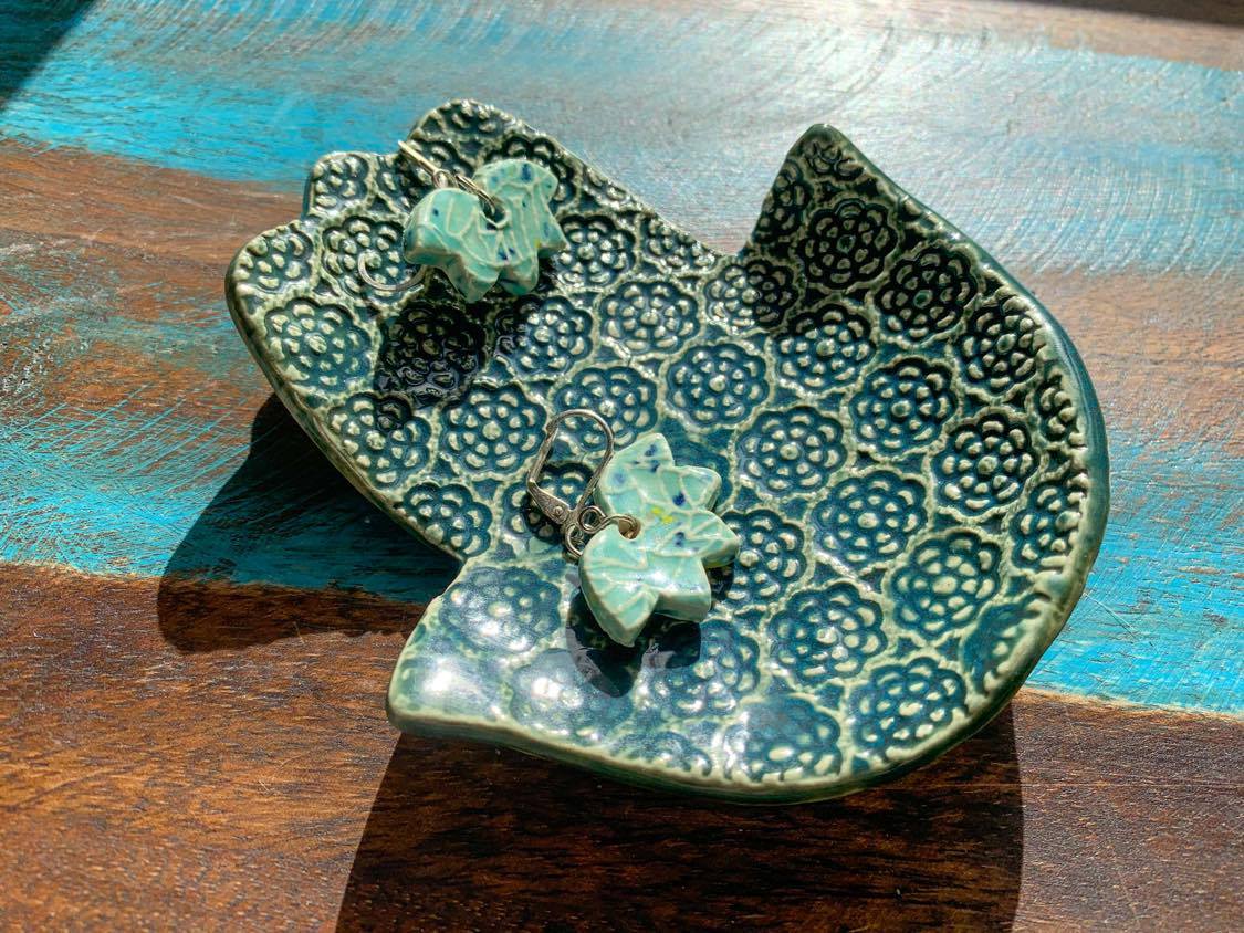 Succulent Hamsa Trinket Dish