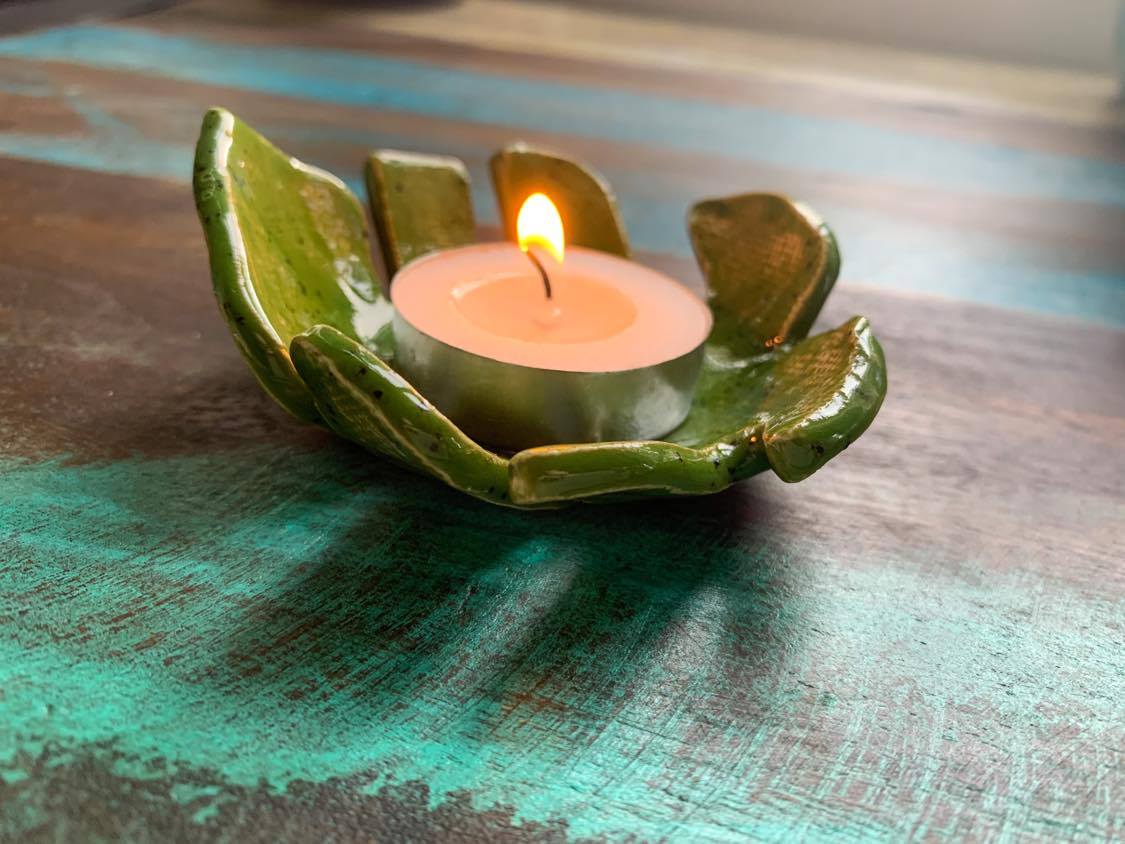 Grow Through What You Go Through Monstera Trinket Dish