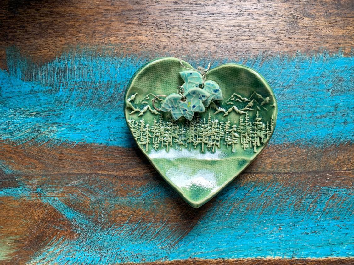 Mountains & Trees Little & Fierce Trinket Dish