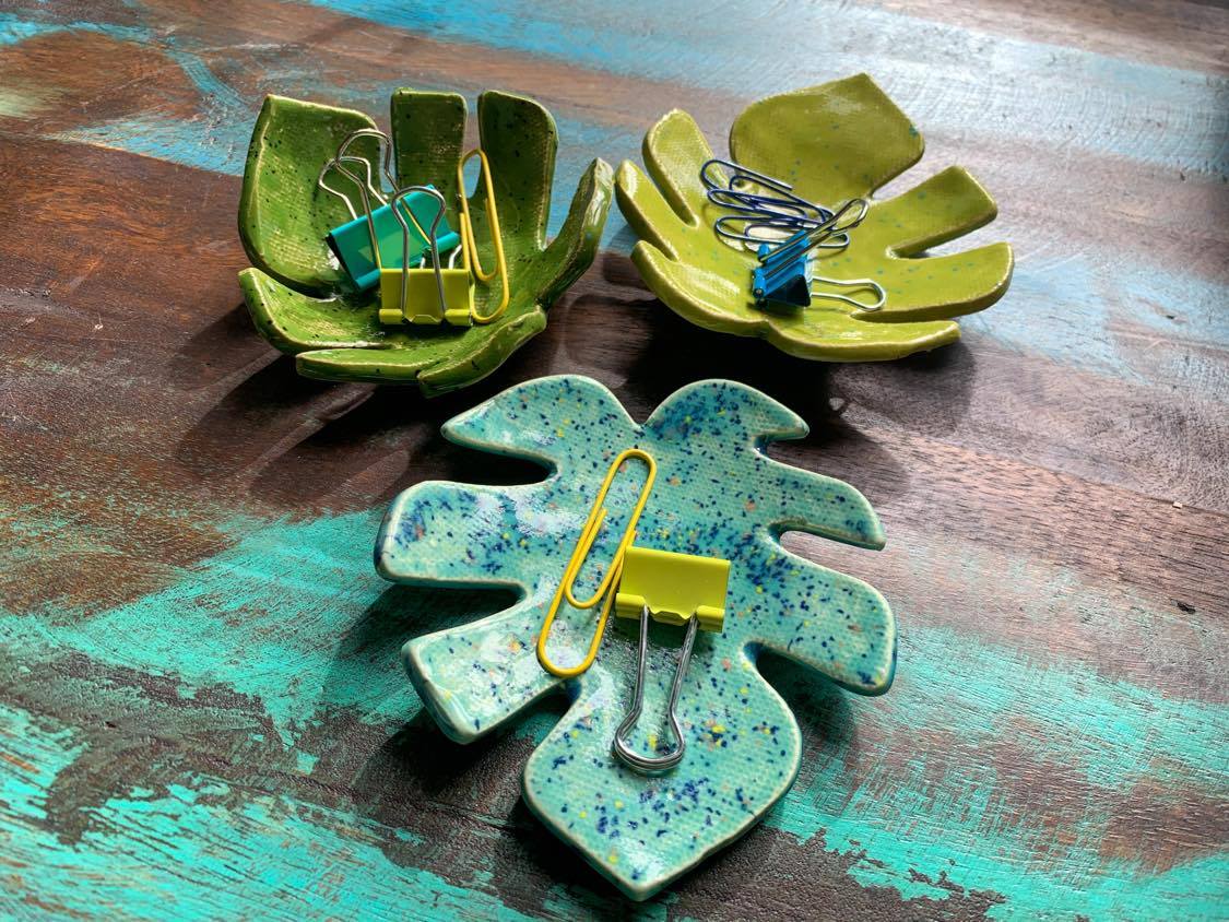 Grow Through What You Go Through Monstera Trinket Dish