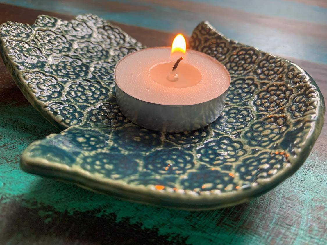 Succulent Hamsa Trinket Dish