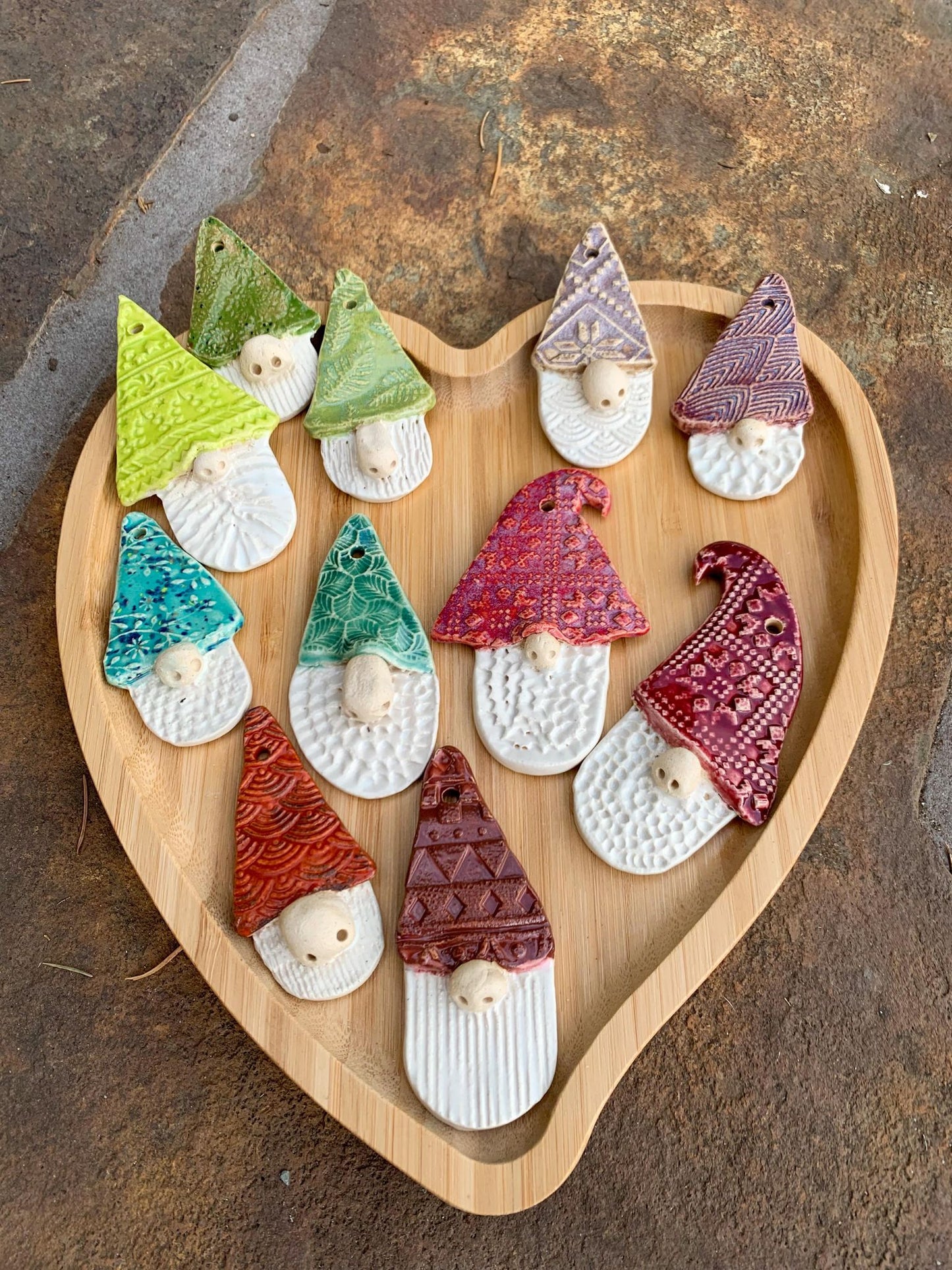 St. Gnick Gnome Ornament #6 -- Teal Hat