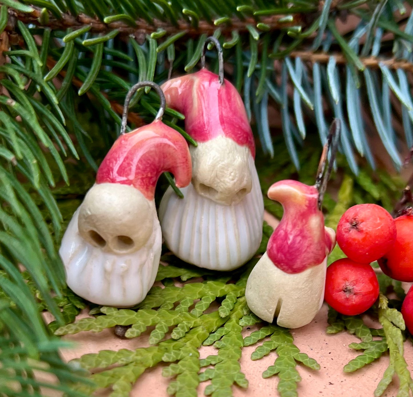 Tiny Gnome Ornaments