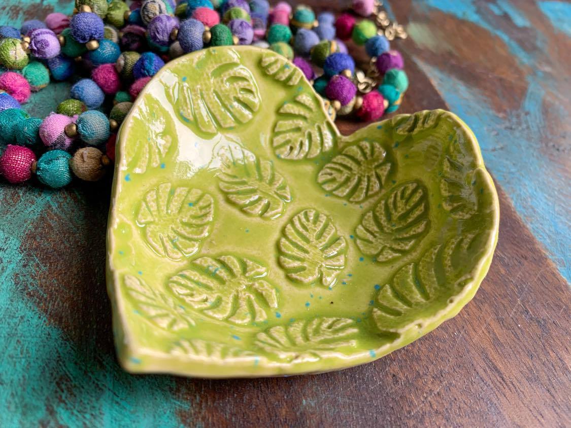 Monstera Little & Fierce Trinket Dish