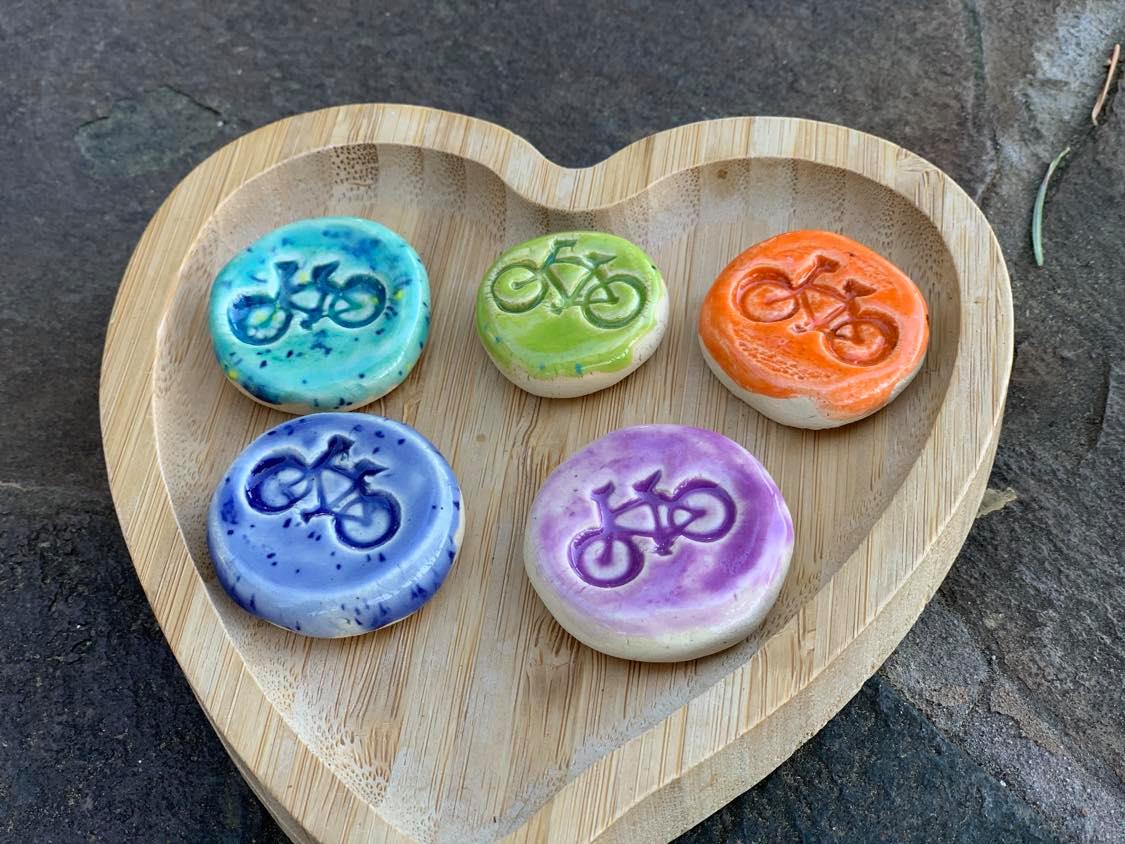 Round Bicycle Magnet