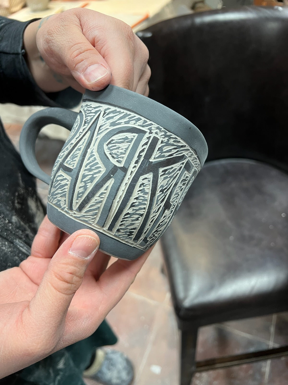 Custom Handmade Wheel-Thrown Mugs